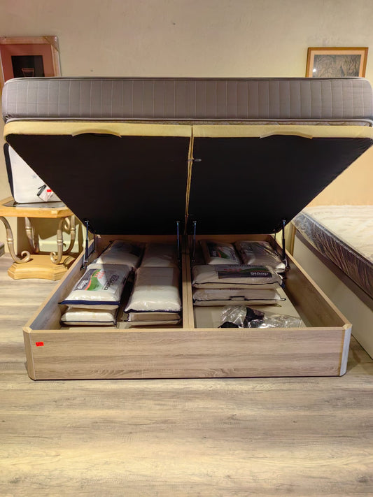 Gultas bāze ar uzglabāšanas kasti (Natural )