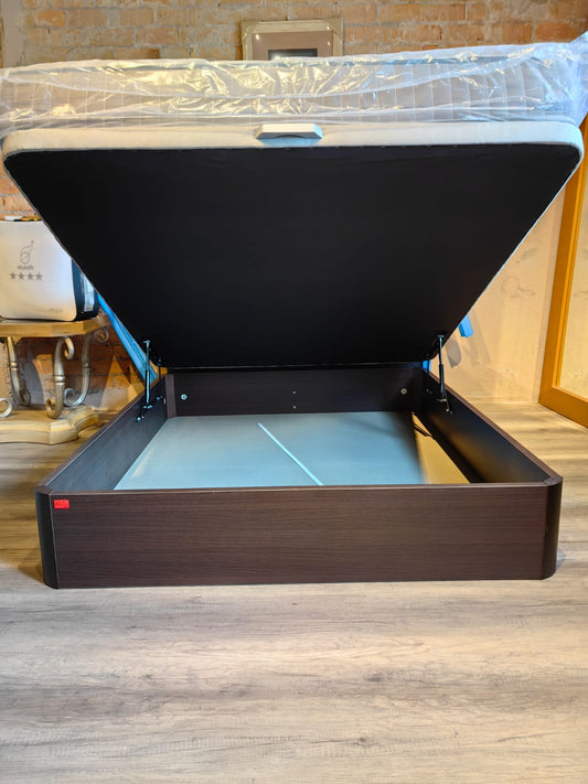 Gultas bāze ar uzglabāšanas kasti (Wenge)